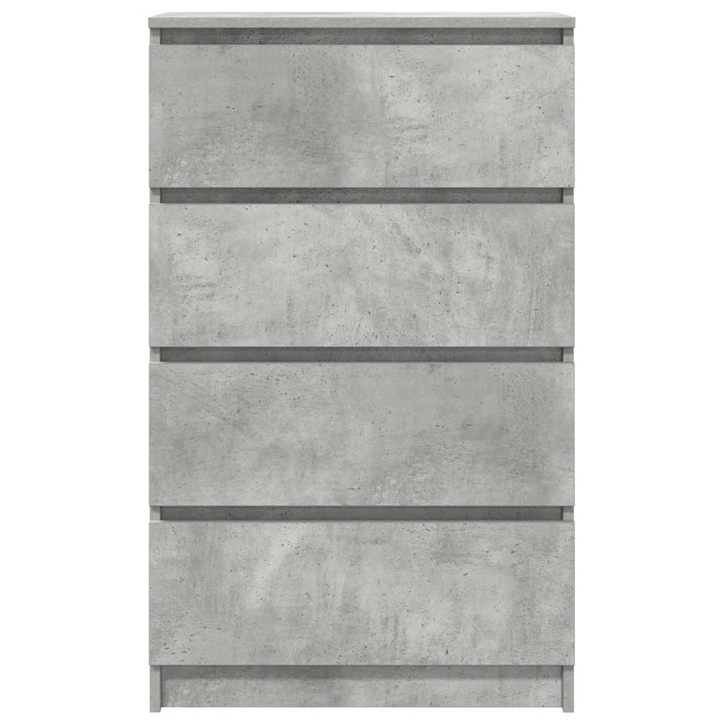 Skjenk Betonggrå 60X35X98,5 Cm Konstruert Tre