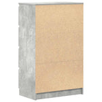 Skjenk Betonggrå 60X35X98,5 Cm Konstruert Tre