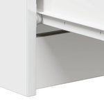 Skjenk Høyglans Hvit 60X35X98,5 Cm Konstruert Tre