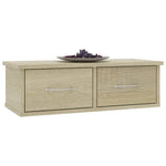 Veggskuff Sonoma Eik 60X26X18,5 Cm Konstruert Tre