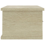Veggskuff Sonoma Eik 60X26X18,5 Cm Konstruert Tre