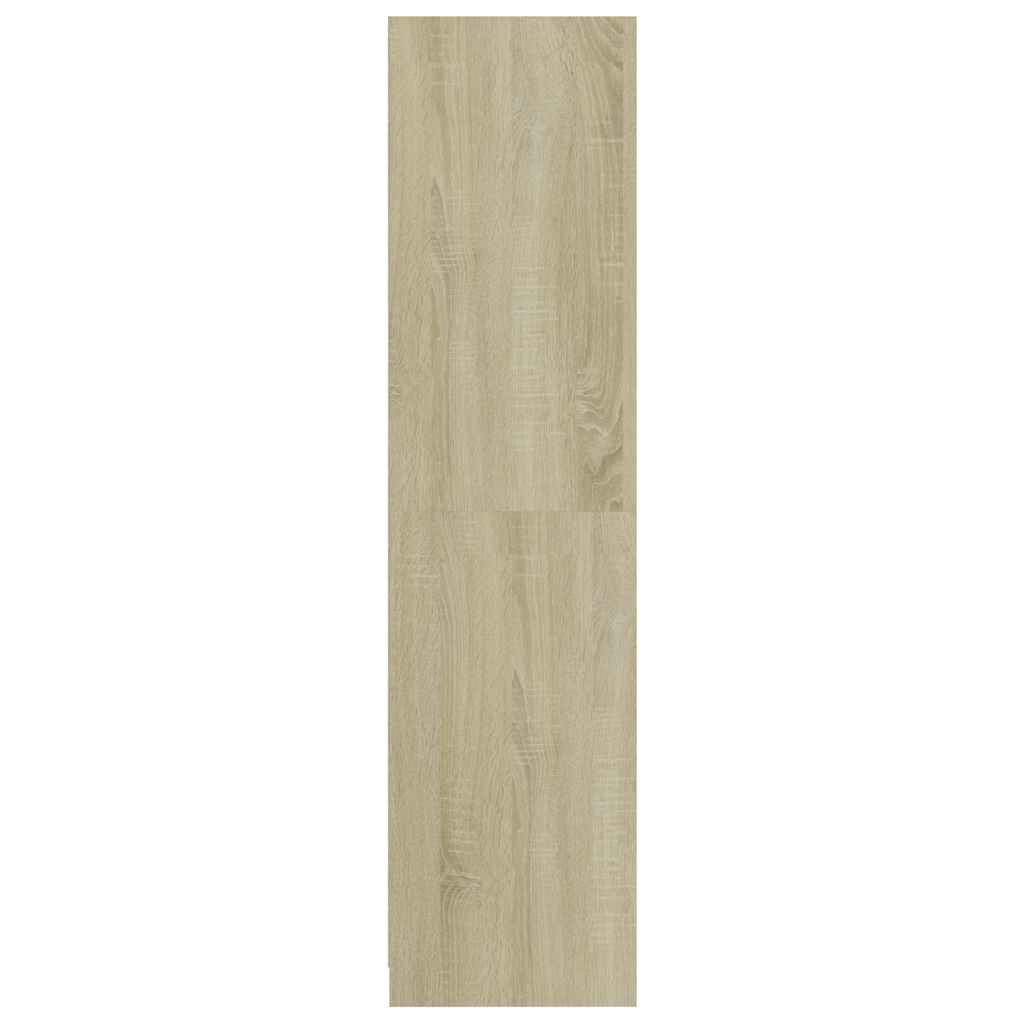 Garderobe Sonoma Eik 100X50X200 Cm Konstruert Tre