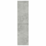 Garderobeskap Betonggrå 100X50X200 Cm Sponplate