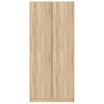 Garderobe Sonoma Eik 80X52X180 Cm Konstruert Tre