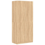 Garderobe Sonoma Eik 90X52X200 Cm Konstruert Tre