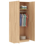 Garderobe Sonoma Eik 90X52X200 Cm Konstruert Tre