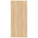 Garderobe Sonoma Eik 90X52X200 Cm Konstruert Tre
