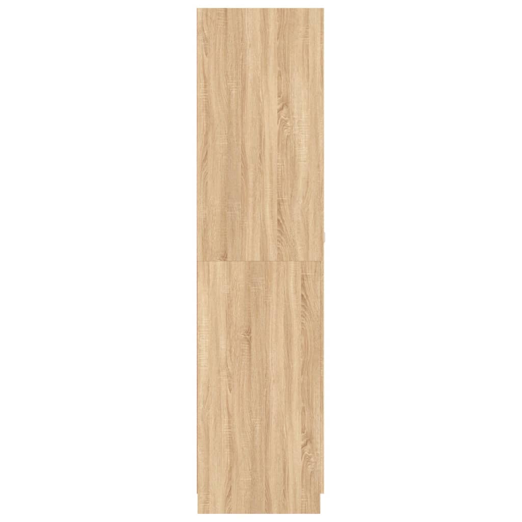 Garderobe Sonoma Eik 90X52X200 Cm Konstruert Tre