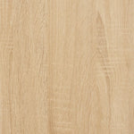 Garderobe Sonoma Eik 90X52X200 Cm Konstruert Tre