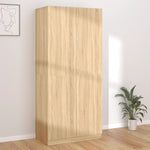 Garderobe Sonoma Eik 90X52X200 Cm Konstruert Tre
