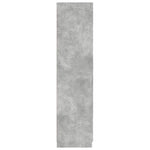 Garderobe Betonggrå 90X52X200 Cm Konstruert Tre