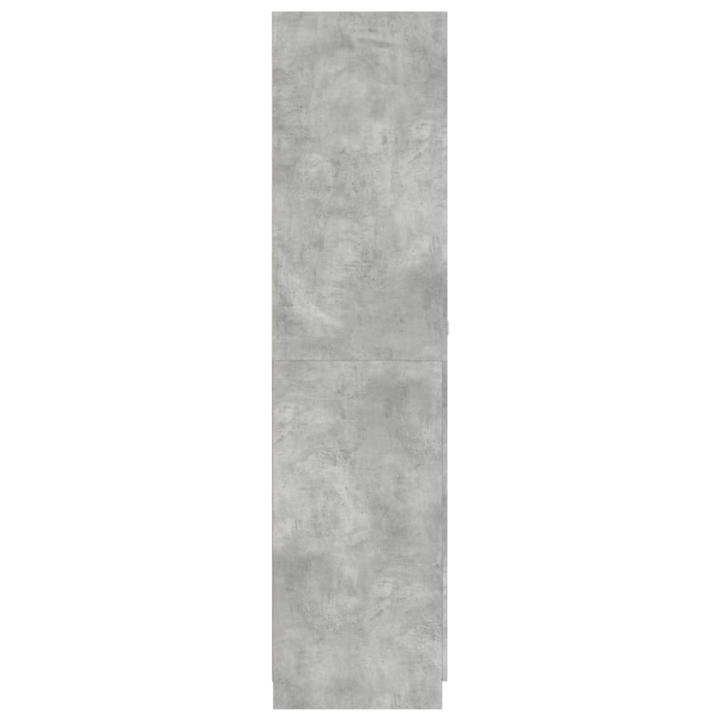 Garderobe Betonggrå 90X52X200 Cm Konstruert Tre