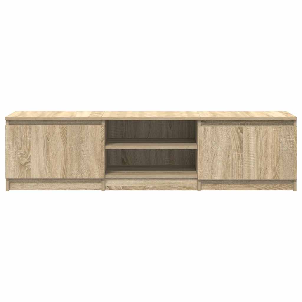 Tv-Benk Sonoma Eik 140X40X35,5 Cm Konstruert Tre
