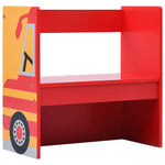 Barnebord Og Stolsett 3 Deler Brannbildesign Tre