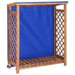 Vedskjul 105X38X115 Cm Heltre Akasie