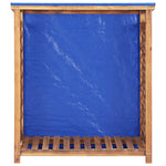 Vedskjul 105X38X115 Cm Heltre Akasie