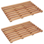 Badematter 2 Stk Heltre Akasie 56X37 Cm
