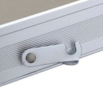 Foldbart Campingbord Med 4 Seter Stål Aluminium