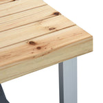 Foldbart Campingbord Med 4 Seter Stål Aluminium