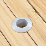 Foldbart Campingbord Med 4 Seter Stål Aluminium