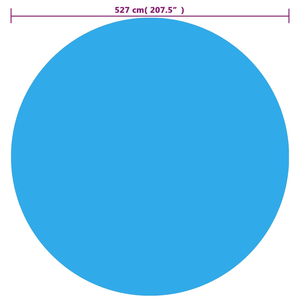 Bassengtrekk Blå 527 Cm Pe