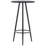 Barbord Svart 60X107,5 Cm Mdf