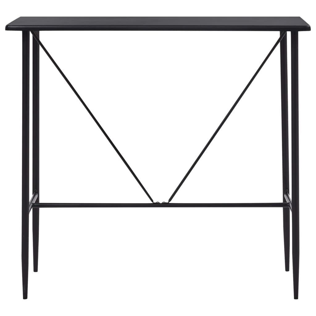 Barbord Svart 120X60X110 Cm Mdf