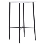 Barbord Hvit 60X60X111 Cm Mdf