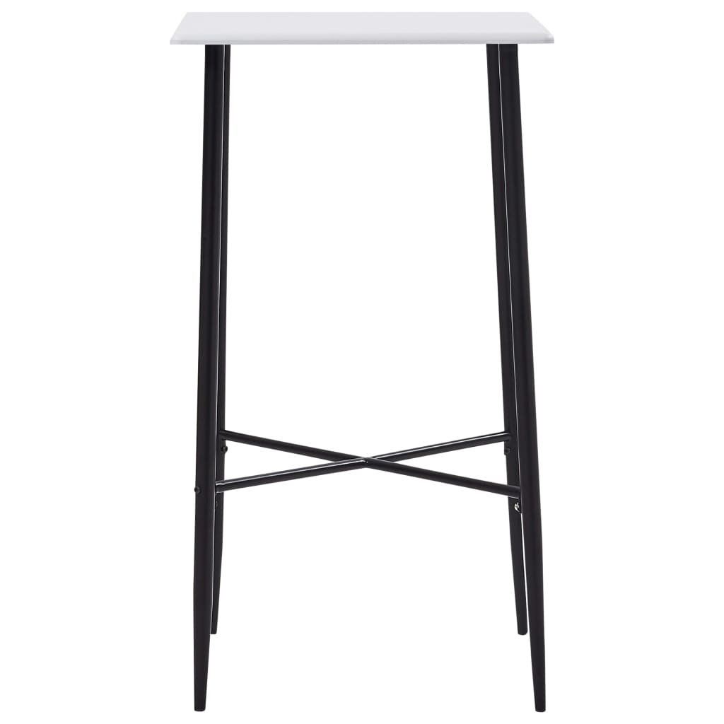 Barbord Hvit 60X60X111 Cm Mdf
