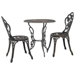 Bistrosett 3 Deler Aluminium