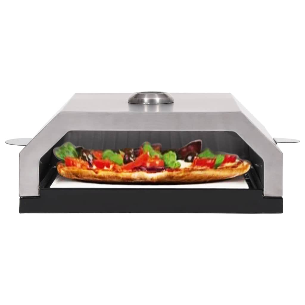 Pizzaovn Med Keramisk Stein For Gass-/Kullgrill