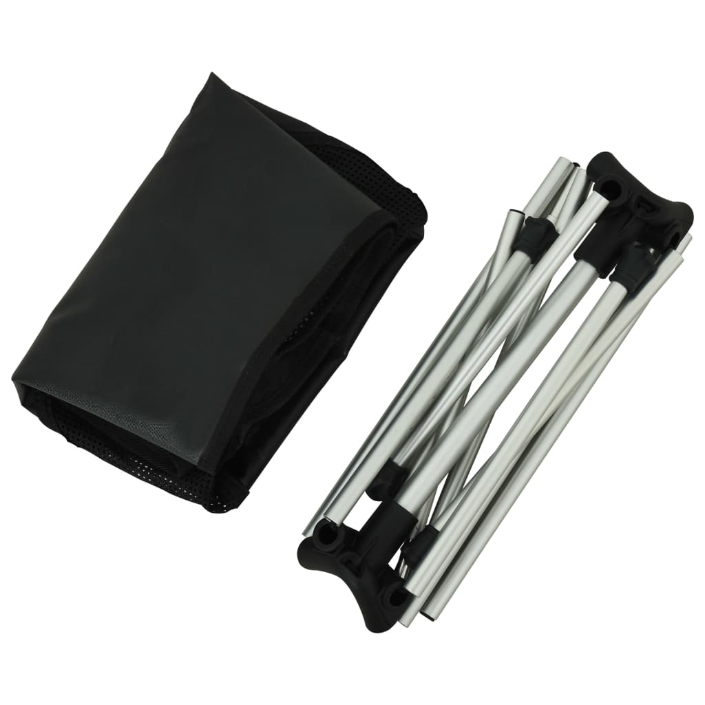 Sammenleggbare Campingstoler 2 Stk Veske 54X50X56 Cm Aluminium