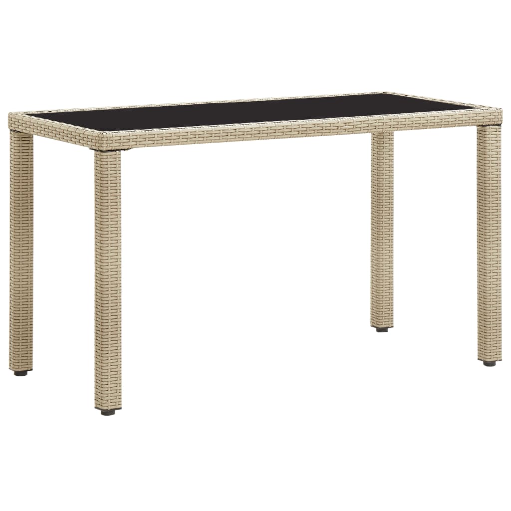 Hagebord Beige 123X60X74 Cm Polyrotting