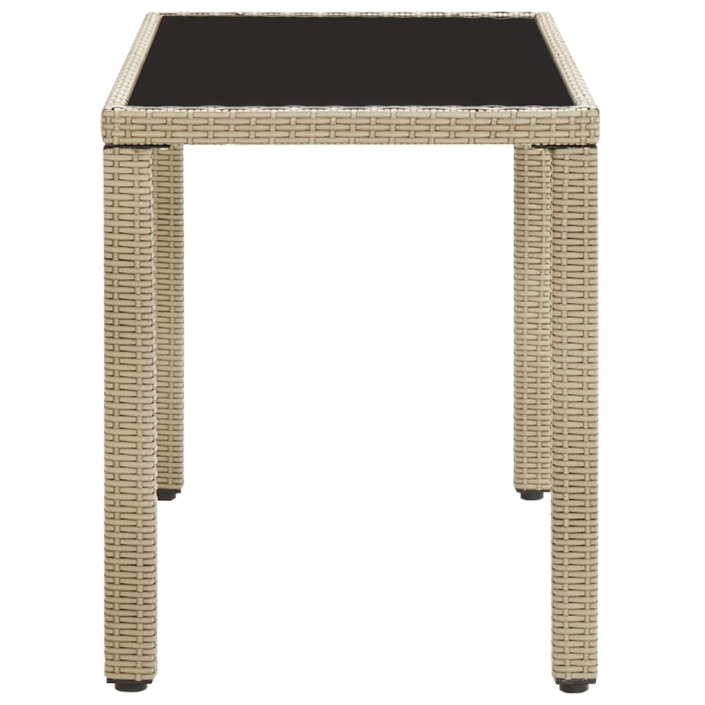 Hagebord Beige 123X60X74 Cm Polyrotting