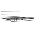 Sengeramme Svart Metall 180X200 Cm