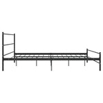 Sengeramme Svart Metall 180X200 Cm