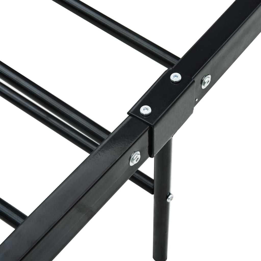 Sengeramme Svart Metall 180X200 Cm