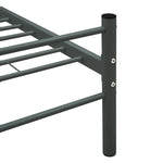 Sengeramme Grå Metall 90X200 Cm