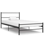 Sengeramme Svart Metall 90X200 Cm
