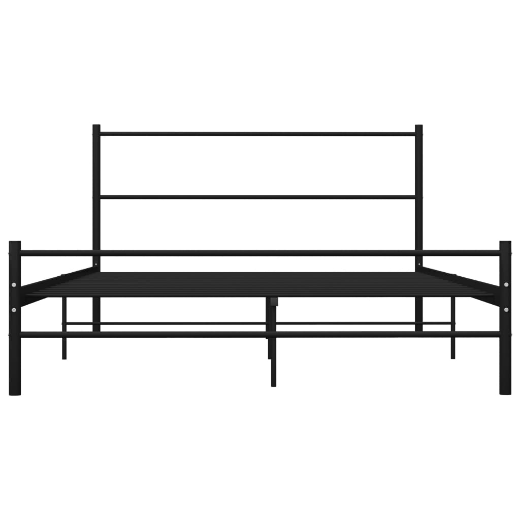 Sengeramme Svart Metall 160X200 Cm