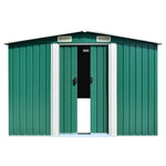 Hageskur Grønn 257X990X181 Cm Galvanisert Stål