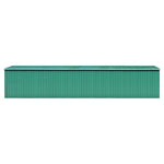 Hageskur Grønn 257X990X181 Cm Galvanisert Stål