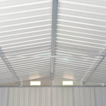 Hageskur Grønn 257X990X181 Cm Galvanisert Stål