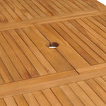 Uttrekkbart Hagebord (110-160)X80X75 Cm Heltre Teak
