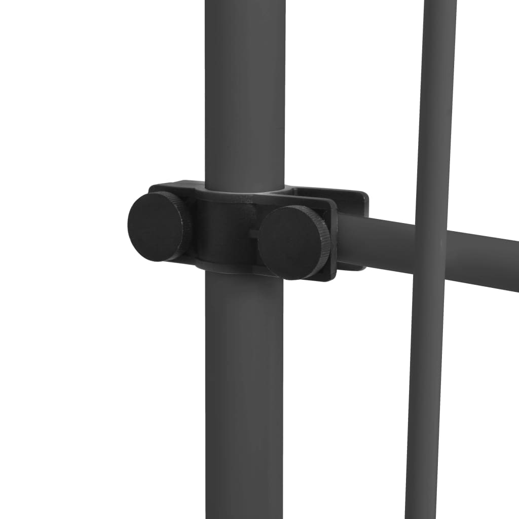 Manuell Uttrekkbar Markise Med Led 150 Cm Antrasitt