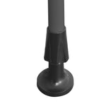 Manuell Uttrekkbar Markise Med Led 150 Cm Antrasitt