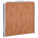 Sammenleggbart Campingbord Aluminium 120X60 Cm