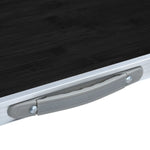 Sammenleggbart Campingbord Grå Aluminium 120X60 Cm