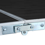 Sammenleggbart Campingbord Grå Aluminium 180X60 Cm