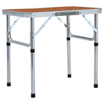 Sammenleggbart Campingbord Aluminium 60X45 Cm